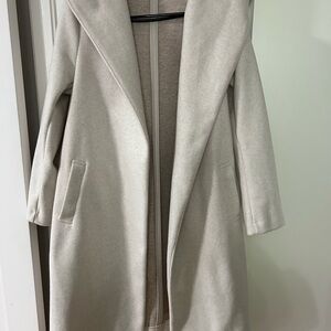 Oversized cream color Zara coat